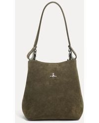 Vivienne Westwood - Lottie Small Shoulder Bag Suede Leather - Lyst
