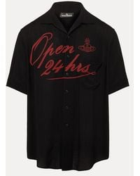 Vivienne Westwood - Open 24 Hours Bowling Shirt Fetzen - Lyst