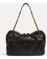 Vivienne Westwood - Dolce Large Shoulder Bag Laser Line Leather - Lyst