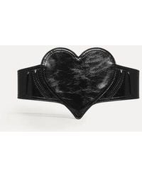 Vivienne Westwood - Heart Corset Belt Naplak Leather - Lyst
