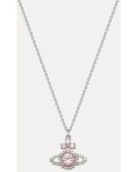 Vivienne Westwood - Valentina Orb Pendant Necklace Cubic Zirconia - Lyst