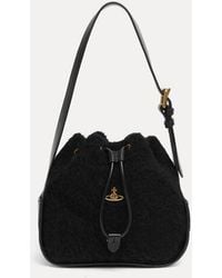 Vivienne Westwood - Stacey Bucket Bag Mohair-Effect - Lyst