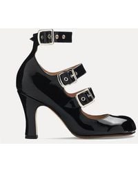 Vivienne Westwood - Animal Toe Three-Strap Shoe Patent Leather - Lyst
