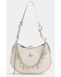 Vivienne Westwood - Charm Frame Purse Emboss Croc Leather - Lyst
