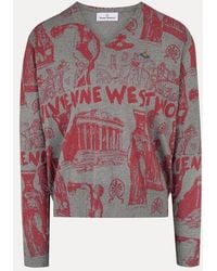 Vivienne Westwood - Julian V-Neck Jumper Cashmere Cotton - Lyst