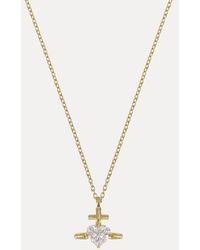Vivienne Westwood - Valentineâs Heart Pendant Necklace 9K - Lyst