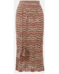 Vivienne Westwood - Flora Skirt Mohair Alpaca Blend - Lyst