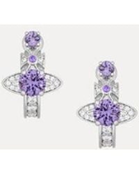 Vivienne Westwood - Maitena Earrings Cubic Zirconia - Lyst