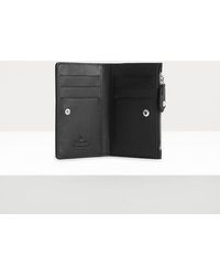 Vivienne Westwood - Crocodile Slim Flap Card Holder Leather - Lyst