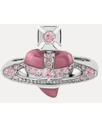 Vivienne Westwood - New Diamante Heart Ring - Lyst