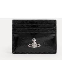 Vivienne Westwood - Flat Card Holder Naplak Leather - Lyst