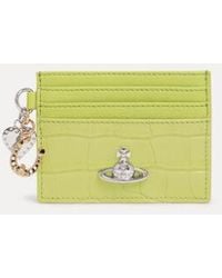 Vivienne Westwood - Card Holder With Charms Emboss-Croc/Supple - Lyst