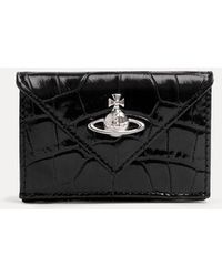 Vivienne Westwood - Envelope Billfold Emboss Croc Leather - Lyst