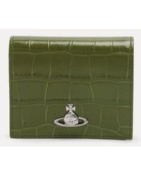 Vivienne Westwood - Billfold Emboss Croc Leather - Lyst