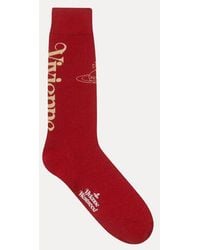 Vivienne Westwood - Half Logo Sock Half Logo - Lyst