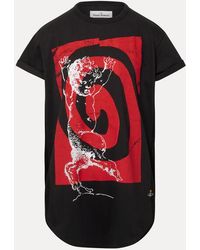 Vivienne Westwood - Swirl Longline T-Shirt Cotton - Lyst