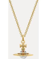 Vivienne Westwood - New Tiny Orb Pendant Necklace Swarovski Crystals - Lyst