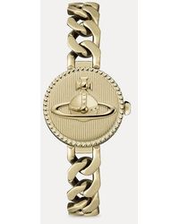 Vivienne Westwood - Orb Button Watch Swarovski Crystals Stainless Steel - Lyst