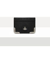 Vivienne Westwood - Flat Orb Card Holder Aniline Leather - Lyst