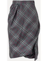 Vivienne Westwood Drunken Pencil Skirt - Grey