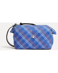 Vivienne Westwood - Wash Bag Stuart Check - Lyst