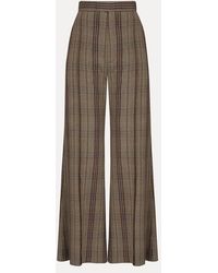 Vivienne Westwood - Wide Leg Trousers Dandy Hunt Check - Lyst