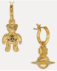 Vivienne Westwood - Ruby Small Hoop Earrings - Lyst