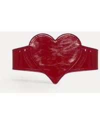 Vivienne Westwood - Heart Corset Belt Naplak Leather - Lyst