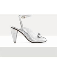 Vivienne Westwood - Bow Peep Shoe Metallic Crinkle - Lyst