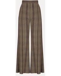 Vivienne Westwood - Wide Leg Trousers Dandy Hunt Check - Lyst