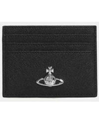 Vivienne Westwood - Flat Card Holder Faux Leather - Lyst