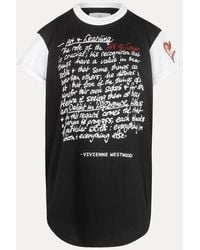 Vivienne Westwood - Art Heart Longline T-Shirt Cotton - Lyst