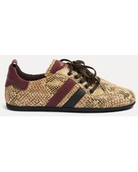 Vivienne Westwood - Drunken Trainer Snake-Effect Leather - Lyst