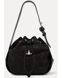 Vivienne Westwood - Stacey Bucket Bag Suede Leather - Lyst