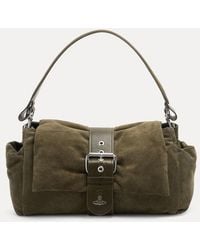 Vivienne Westwood - Hazel Xl Treasure Handbag Suede Leather - Lyst