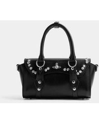 Vivienne Westwood - Bettina Mini Crossbody Smooth Leather + Studs 1 - Lyst