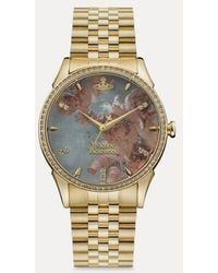 Vivienne Westwood - Spring Cherub Watch Swarovski Crystals Stainless Steel - Lyst