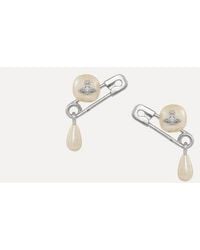 Vivienne Westwood - Claude Small Stud Earrings Swarovski Pearls - Lyst