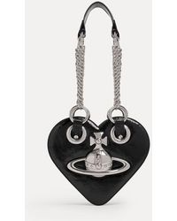 Vivienne Westwood - Juliet Heart Chain Bag Naplak Leather - Lyst