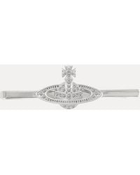 Vivienne Westwood - Mini Bas Relief Tie Clip Brass - Lyst