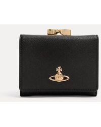Vivienne Westwood - Small Frame Wallet Saffiano Leather - Lyst