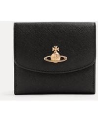 Vivienne Westwood - Small Wallet Saffiano Leather - Lyst