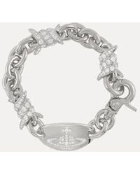 Vivienne Westwood Verena Bracelet in Metallic | Lyst UK