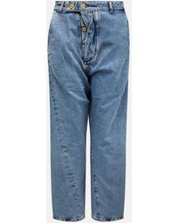 Vivienne Westwood - World's End Drunken Trousers Cotton Blue Xs Unisex - Lyst