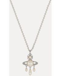Vivienne Westwood - Lilah Pendant Necklace Swarovski Pearls - Lyst