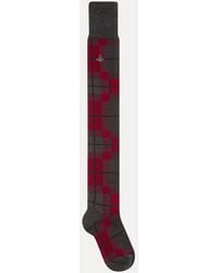 Vivienne Westwood - Locharron Over The Knee Sock Locharran - Lyst