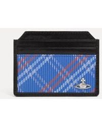 Vivienne Westwood - Slim Card Holder Stuart Check - Lyst
