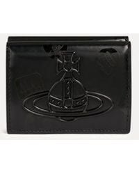 Vivienne Westwood - Trifold Wallet Shiny Leather - Lyst