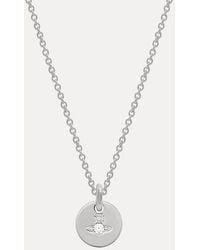 Vivienne Westwood - Lewis Pendant Necklace Cubic Zirconia - Lyst