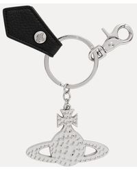 Vivienne Westwood - Hammered Orb Keyring Metal - Lyst